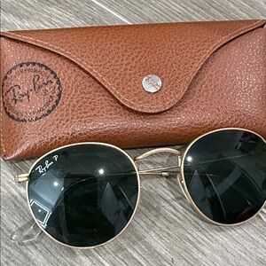 Ray-Ban Classic Gold Frame Sunglasses